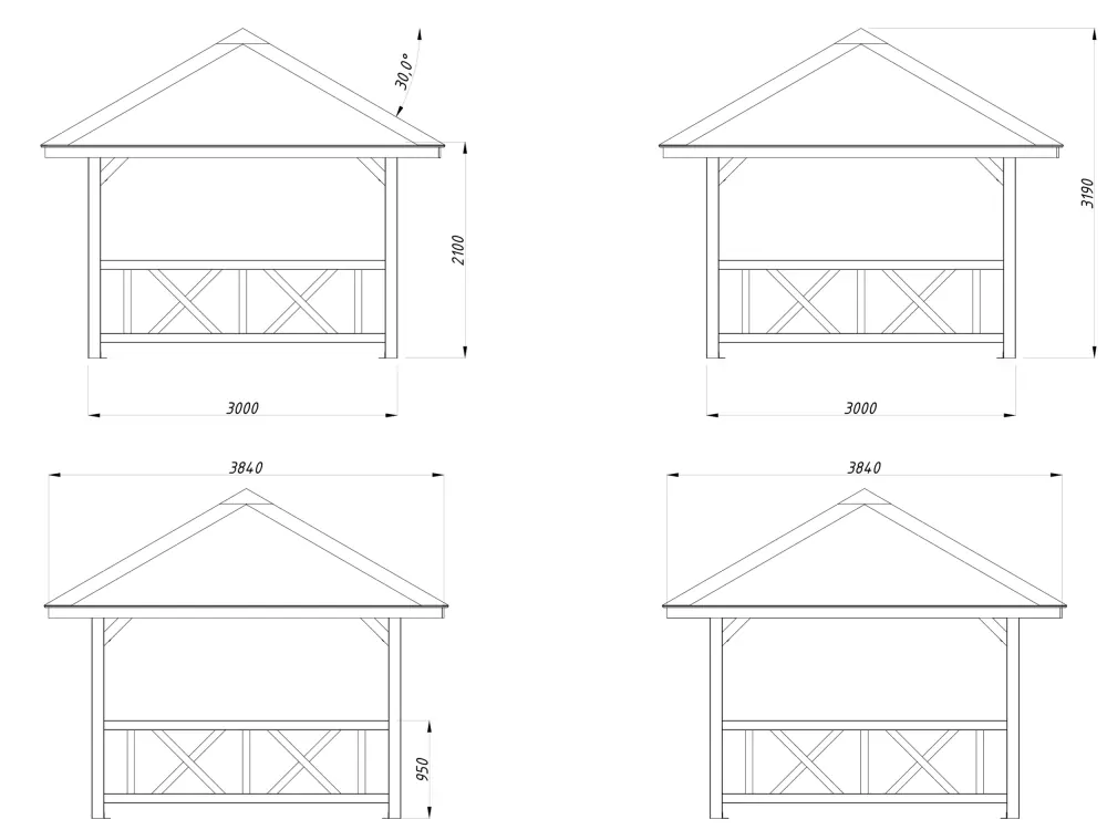 Zahradní domek Palmako BIANCA 8,3 m2 SET 101
