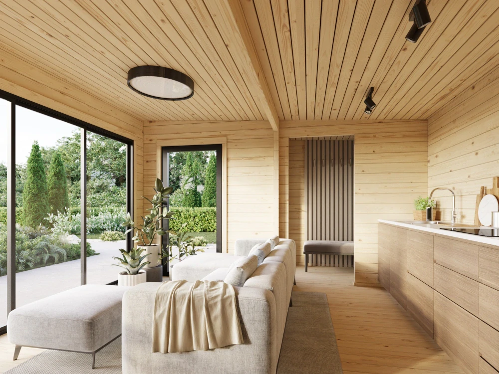 Zahradní domek Palmako CECILIA 27,3 m2 ( s posuvnými dveřmi s dvojitým sklem )