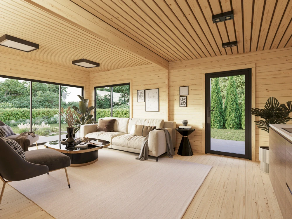 Zahradní domek Palmako CECILIA 39,9 m2 ( s posuvnými dveřmi s dvojitým sklem )