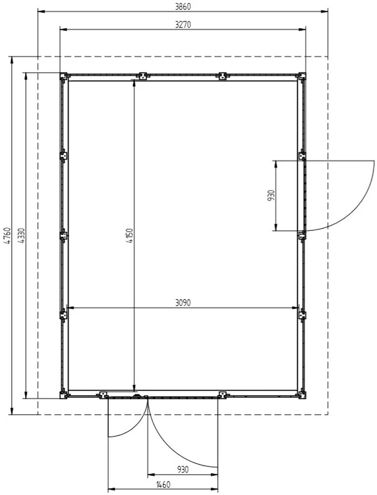 Zahradní domek HEROLD A3344 14,1 m2