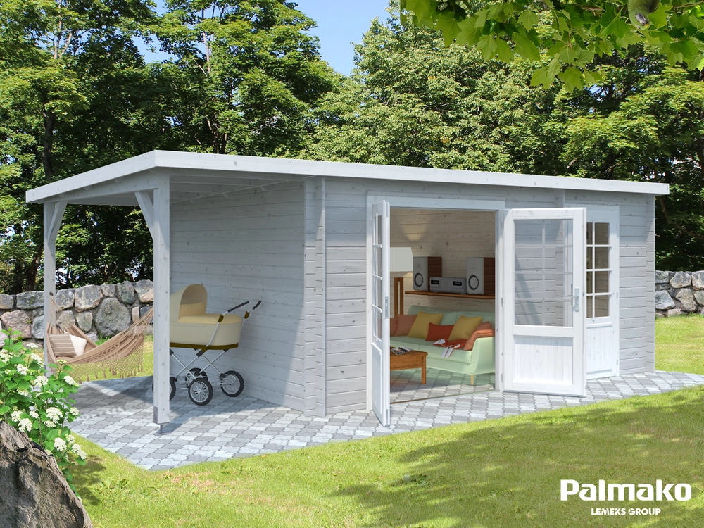 Zahradní domek Palmako ELLA 13,1 + 3,9 m2
