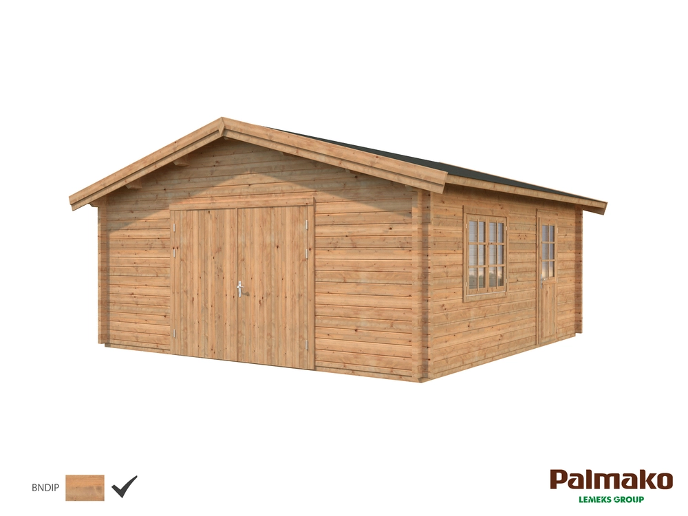 Dřevěná garáž Palmako ROGER 27,7 m2