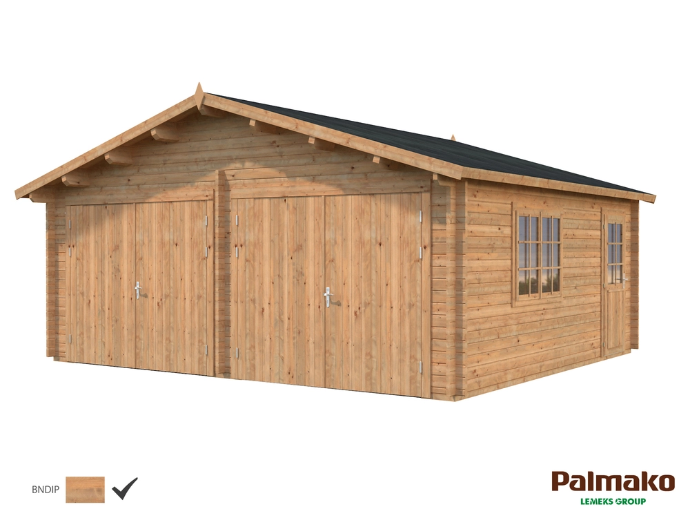 Dřevěná garáž Palmako ROGER 28,4 m2