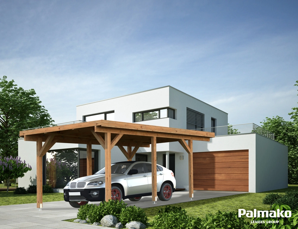 Přístřešek pro automobil Palmako KARL 11,7 m2