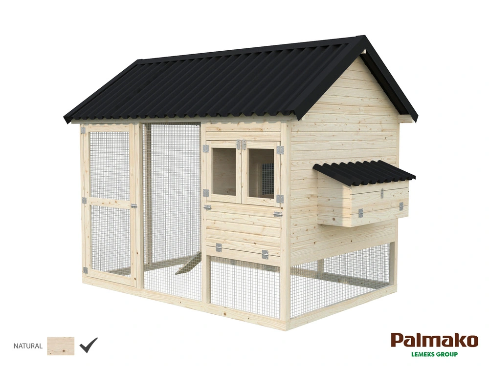 Dřevěný kurník Palmako CHICK 6,7 m2
