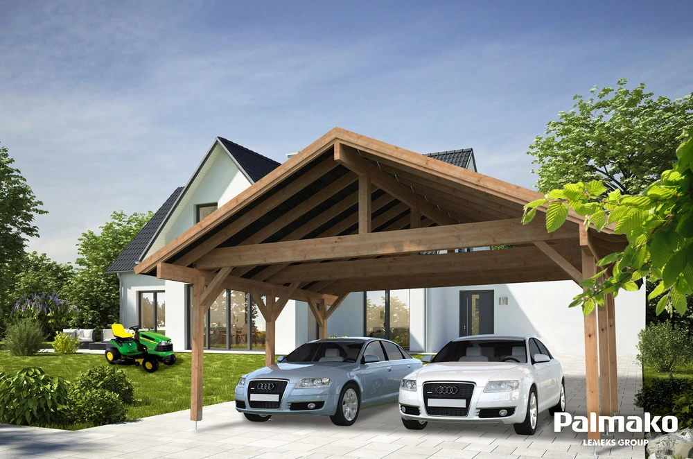 Přístřešek pro automobil Palmako ROBERT 20,6 m2