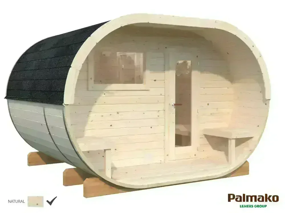 Sudová sauna Palmako ANETTE 3,0 + 1,5 m2 (bez kamen)