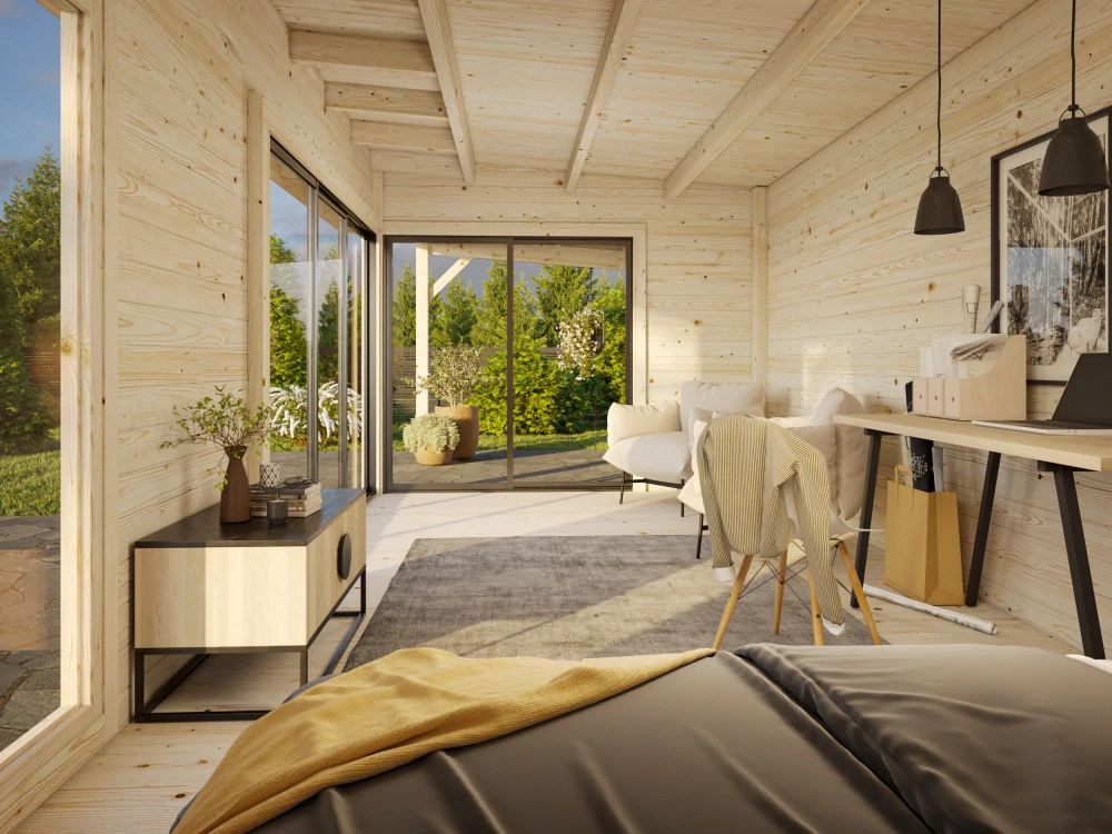 Zahradní domek Palmako ANDREA 17,1+7,9 m2 SLIDE