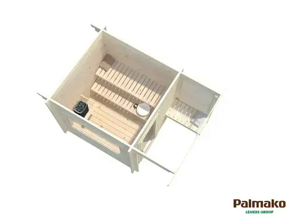 Sauna Palmako SANNA 4,1 m2 (bez kamen)