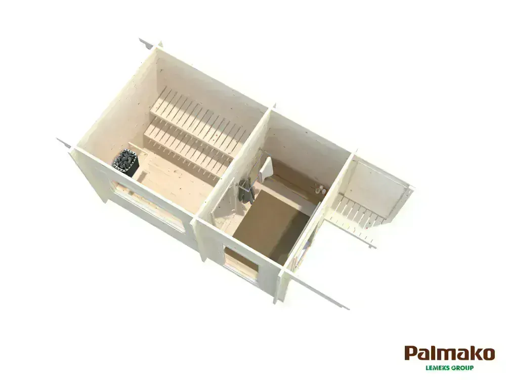 Sauna Palmako SANNA 6,8 m2 (bez kamen)