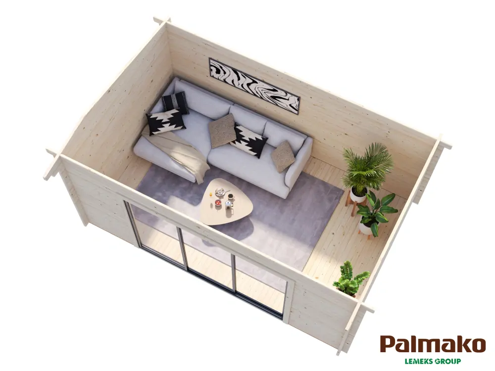 Zahradní domek Palmako INES 13,7 m2 SLIDE PLUS