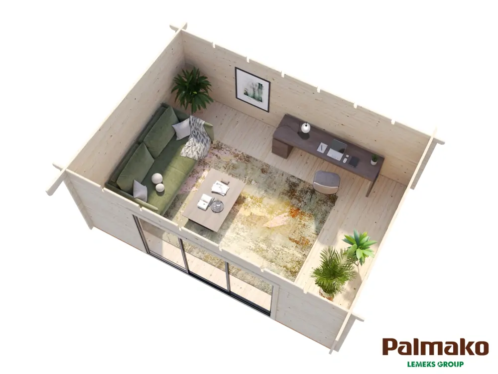 Zahradní domek Palmako LEA 19,4 m2 SLIDE