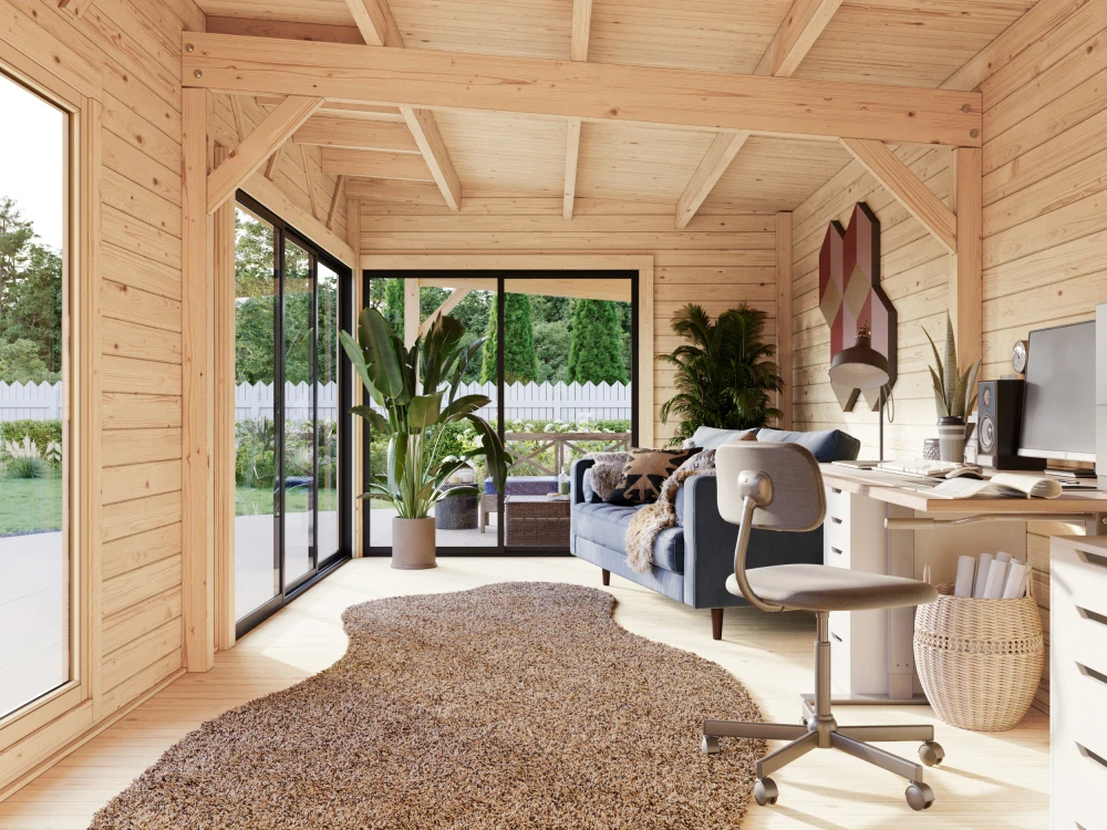 Zahradní domek Palmako ANDREA 21,1+7,9 m2 SLIDE PLUS