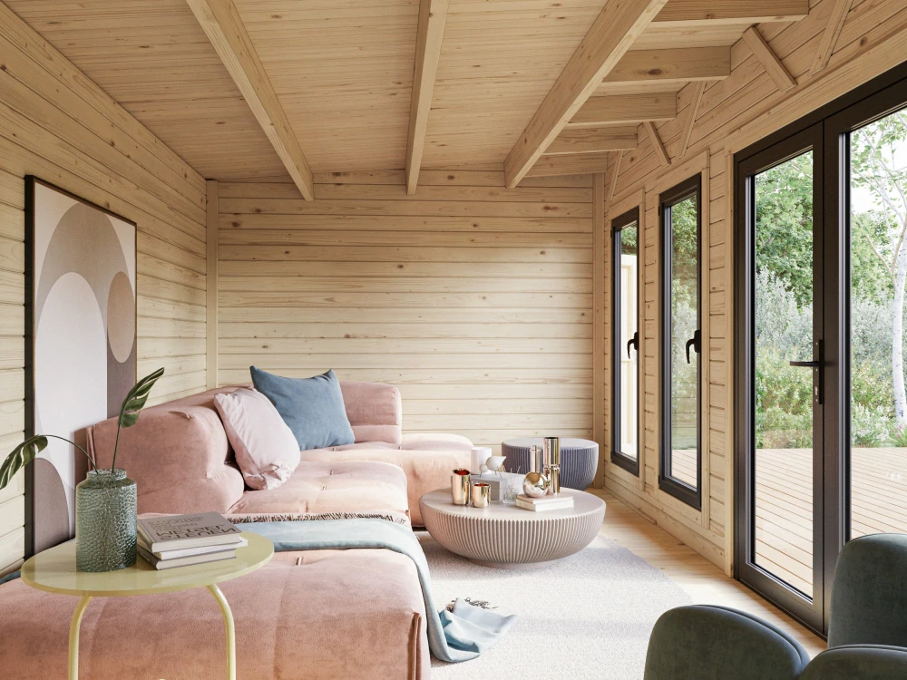 Zahradní domek Palmako AURELIA 19,2 m2 (hliníková okna a dveře)