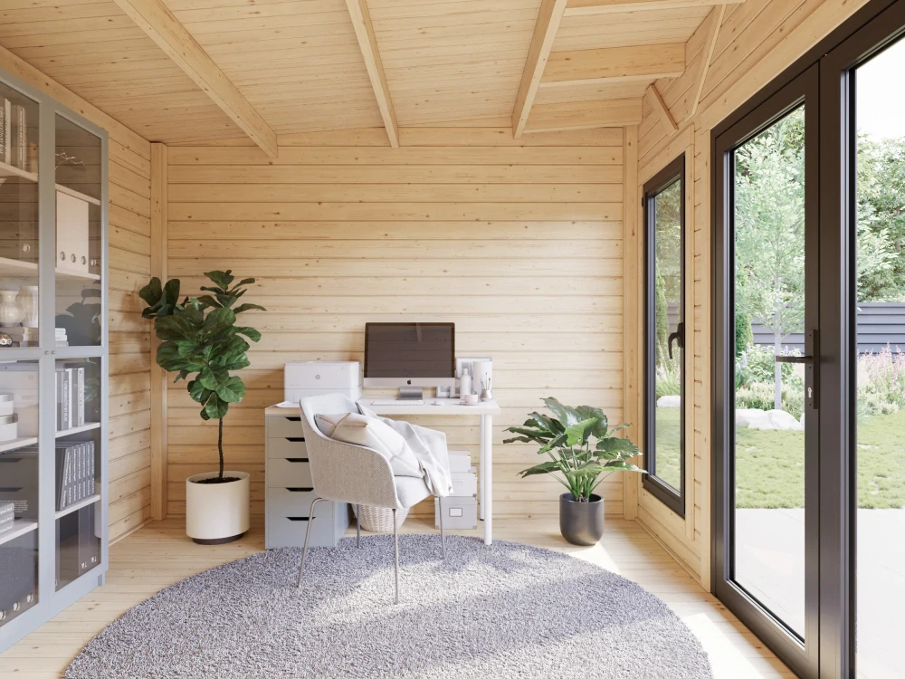 Zahradní domek Palmako AURELIA 8,4+7,9 m2 (hliníková okna a dveře)