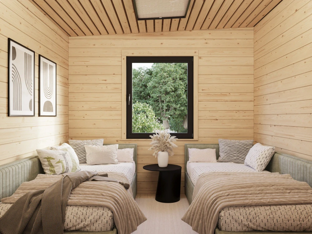 Zahradní domek Palmako CECILIA 39,9 m2 ( s posuvnými dveřmi s dvojitým sklem )