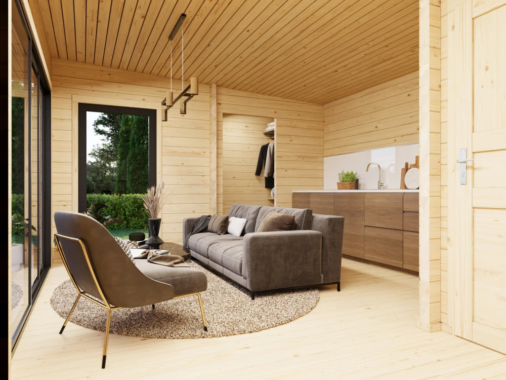 Zahradní domek Palmako CECILIA 32,0 m2 ( s posuvnými dveřmi s dvojitým sklem )