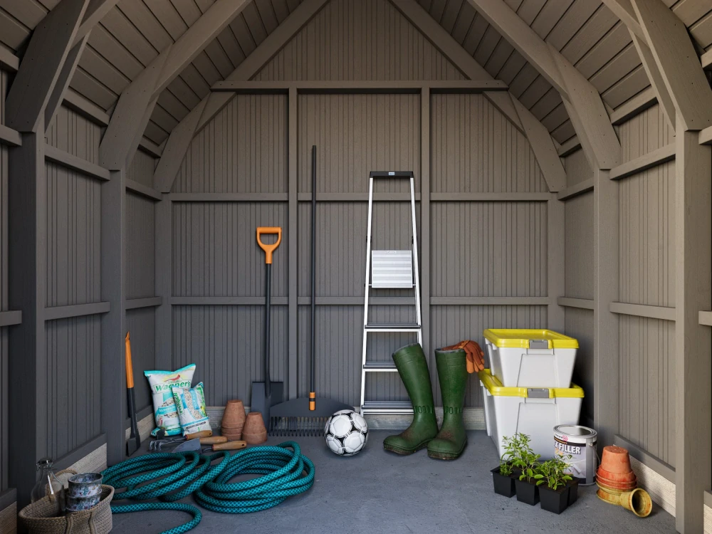 Nářaďový domek Palmako EMILIA SHED 4,0 m2 ( tmavě šedá )