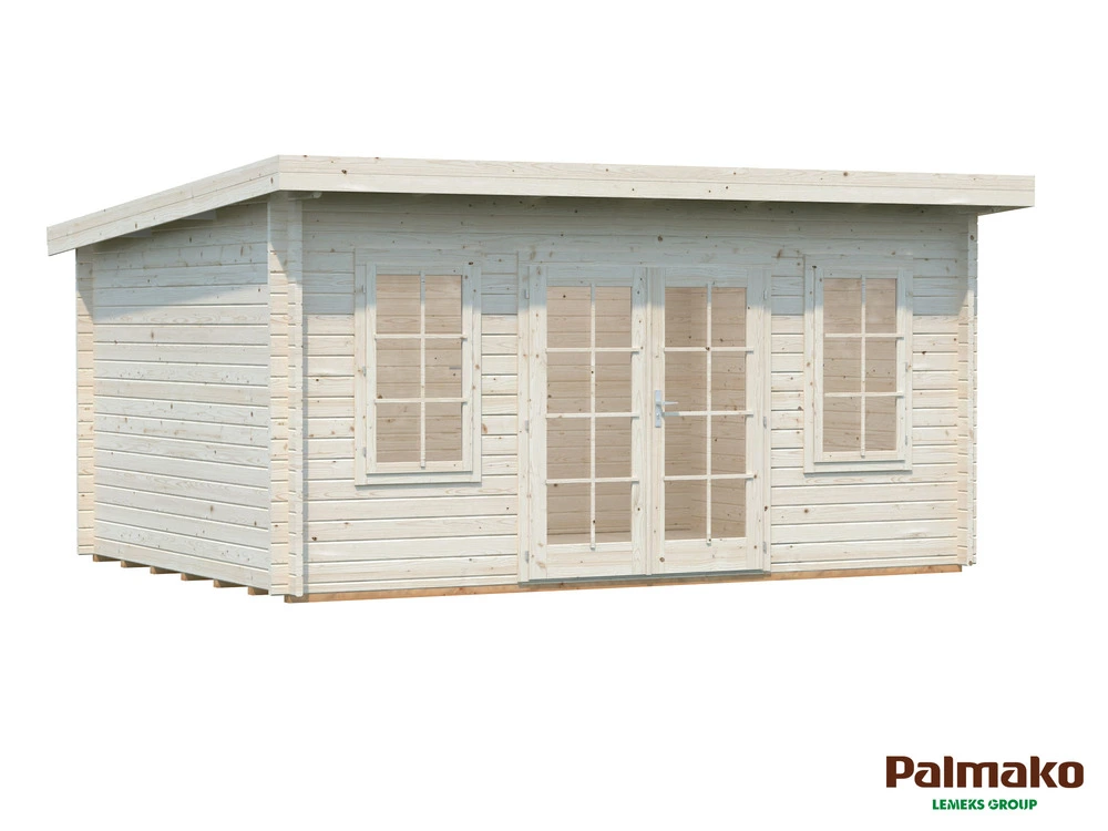 Zahradní domek Palmako LISA 14,2 m2 - Tmavě šedá imregnace
