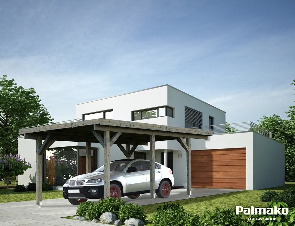 Přístřešek pro automobil Palmako KARL 11,7 m2