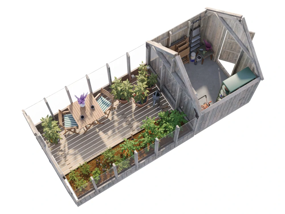 Nářaďový domek Palmako EMILIA SHED 4,0 m2