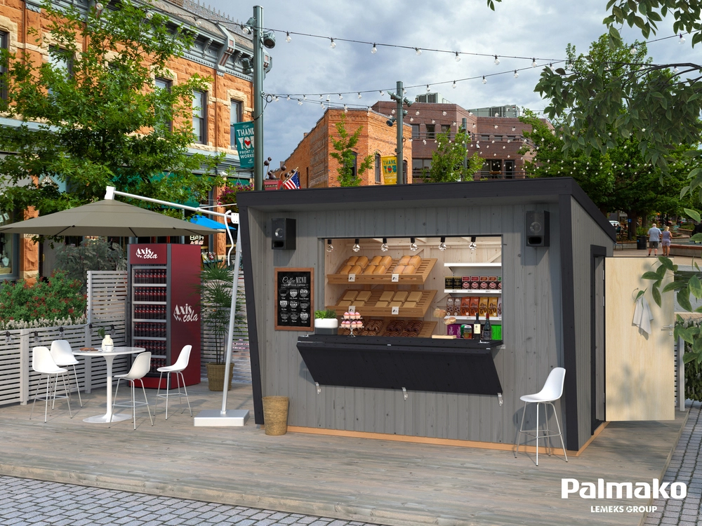 Prodejní stánek Palmako KIRA 7,7 m2
