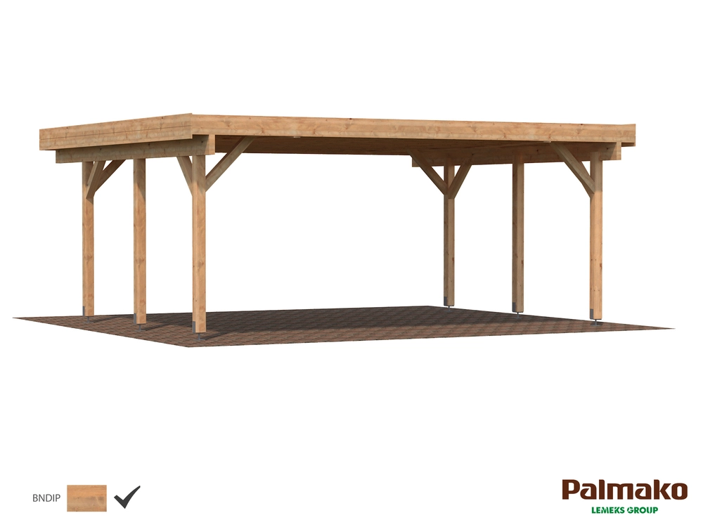 Přístřešek pro automobil Palmako KARL 20,6 m2