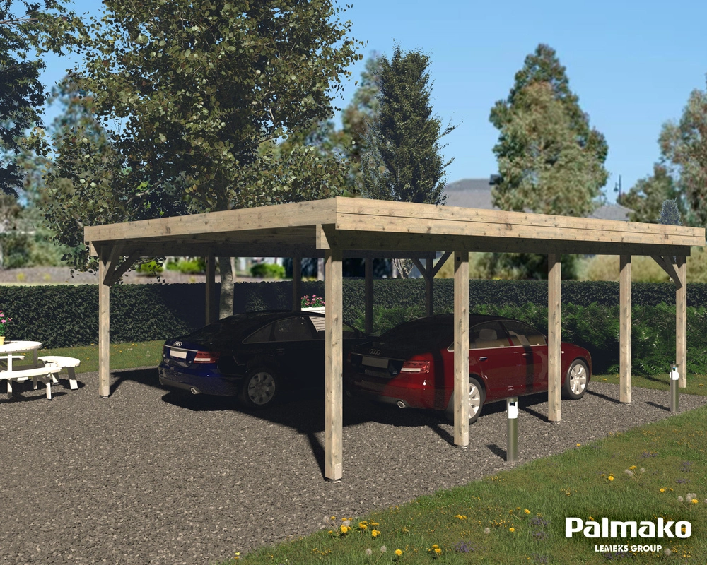 Přístřešek pro automobil Palmako KARL 40,6 m2