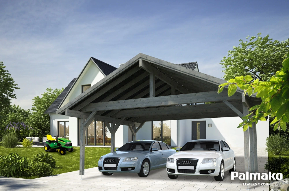 Přístřešek pro automobil Palmako ROBERT 20,6 m2
