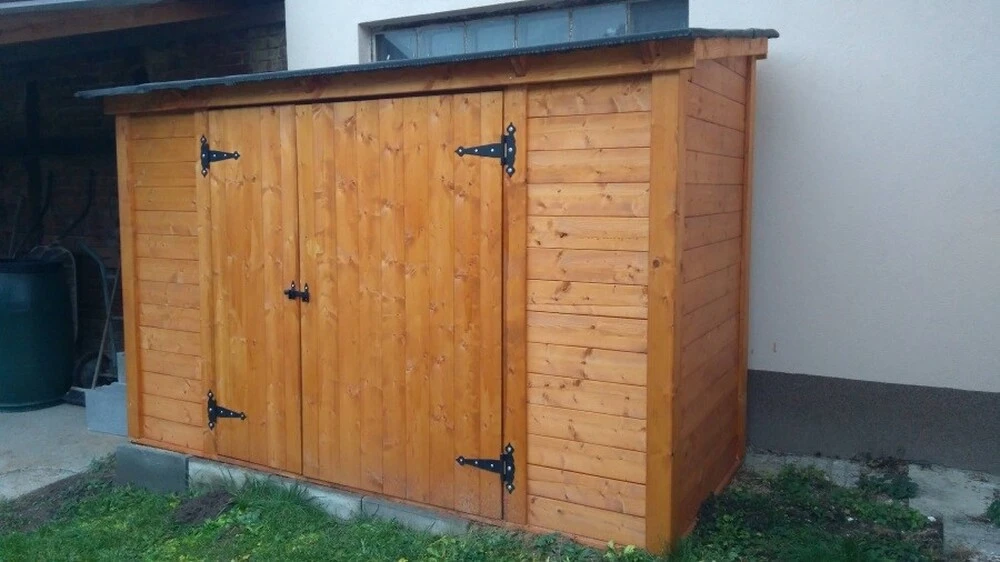 Nářaďový domek ( dřevník ) HEROLD H2 ( 274 x 115 cm )