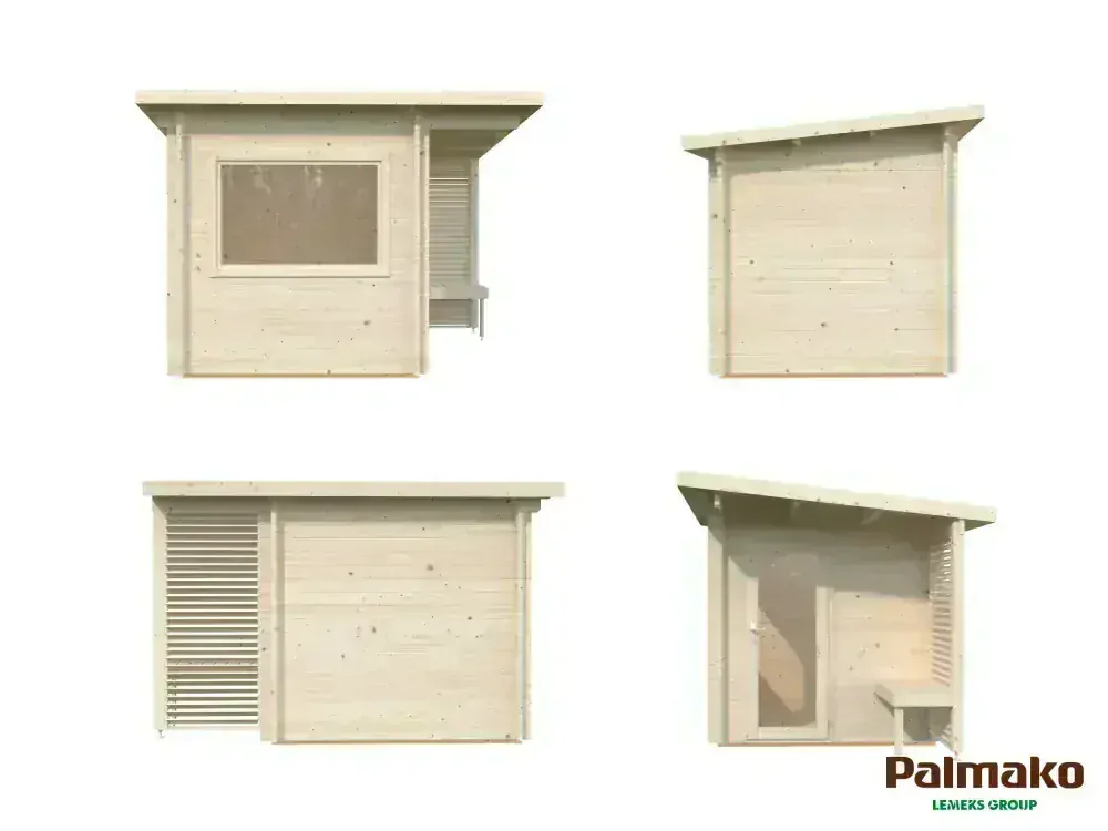 Sauna Palmako SANNA 4,1 m2 (bez kamen)