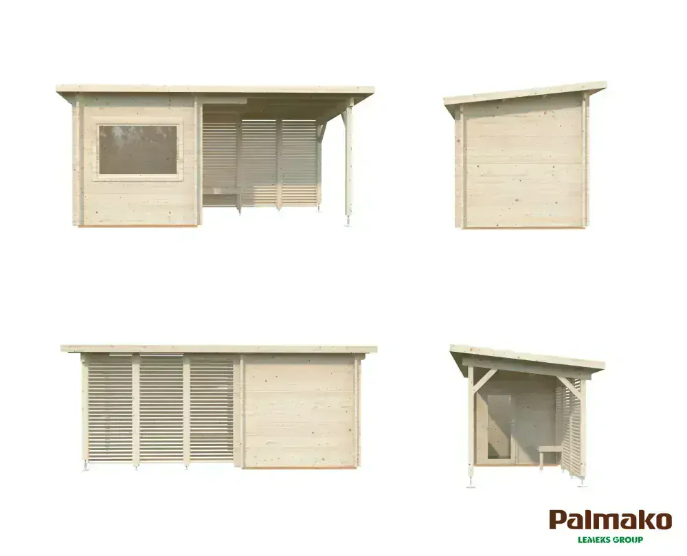 Sauna Palmako SANNA 4,1+5,9 m2 (bez kamen)