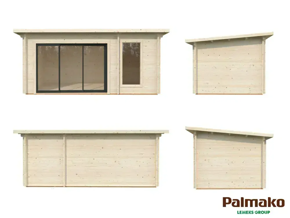 Sauna Palmako SANNA 12,8 m2 SLIDE (bez kamen)