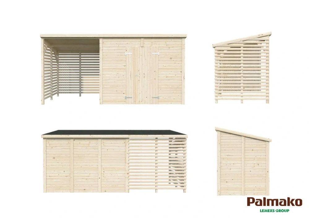 Zahradní domek Palmako LEIF 4,5 + 2,9 m2 