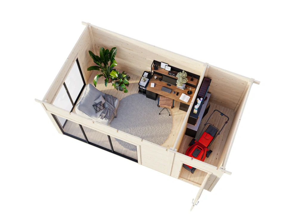 Zahradní domek Palmako ANDREA 15,2 m2 SLIDE PLUS