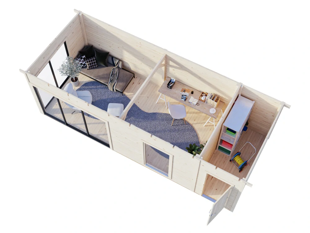 Zahradní domek Palmako ANDREA 21,1 m2 SLIDE PLUS