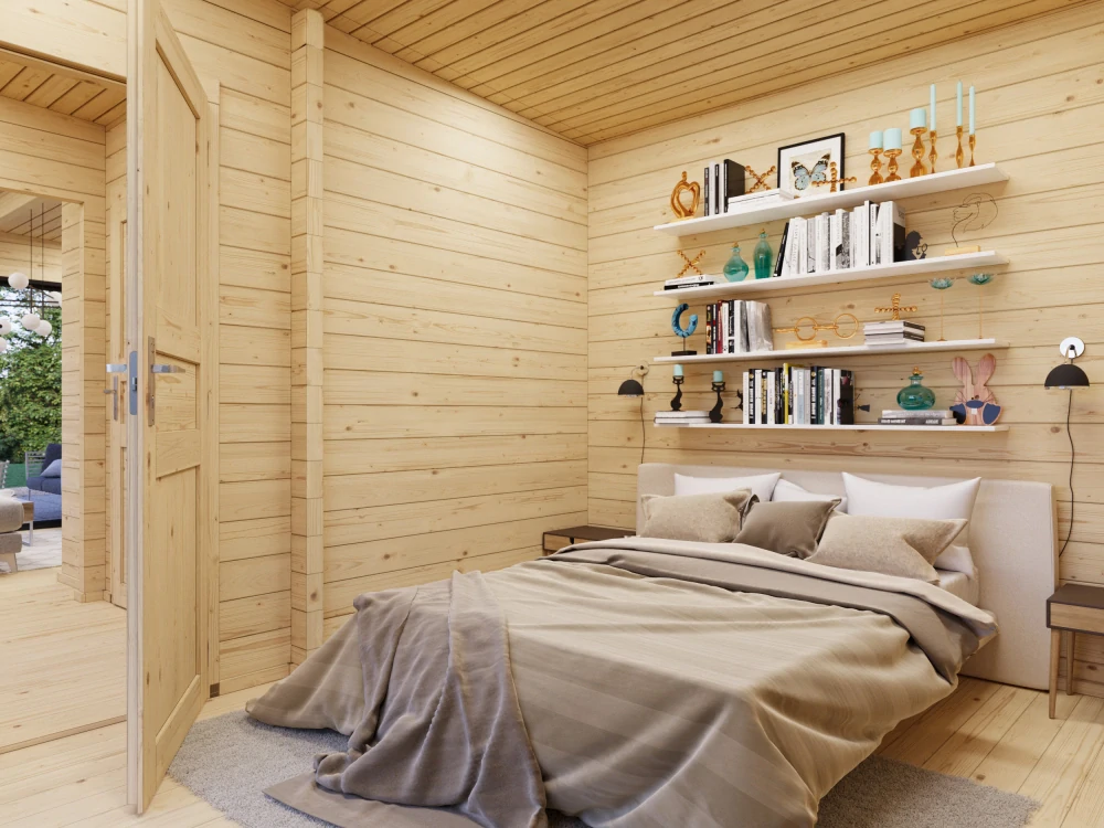 Zahradní domek Palmako CECILIA 21,8 m2 ( s posuvnými dveřmi s dvojitým sklem )