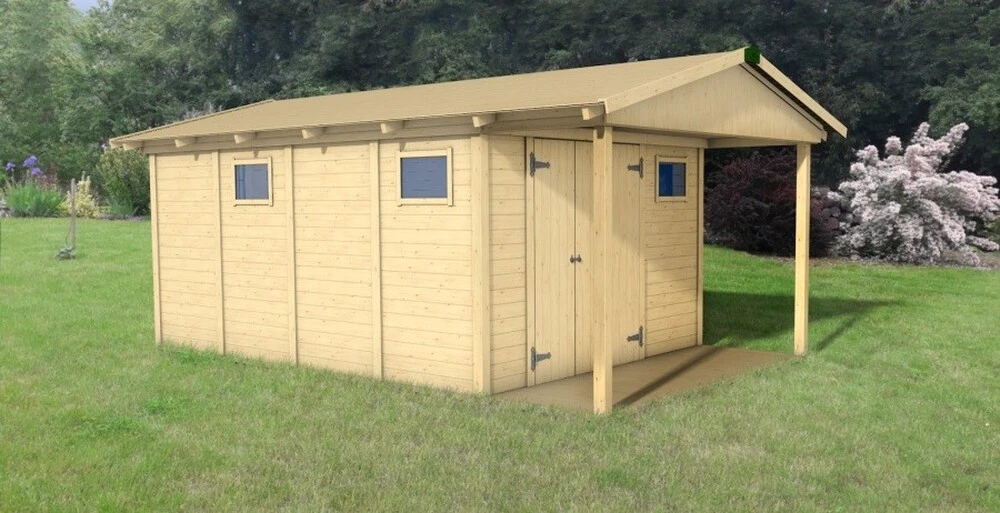 Zahradní domek HEROLD A3344 Plus 14,1+3,5 m2