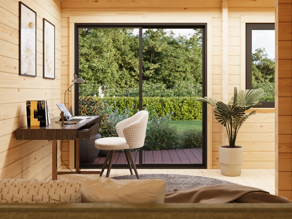 Zahradní domek Palmako CECILIA 32,0 m2 ( s posuvnými dveřmi s dvojitým sklem )