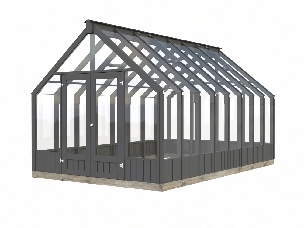 Zimní zahrada Palmako EMILIA 13,8 m2 ( tmavě šedá )