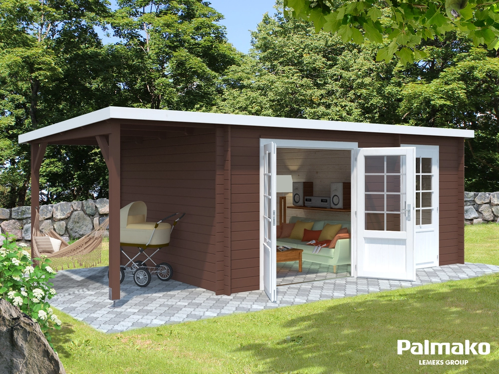 Zahradní domek Palmako ELLA 13,1 + 3,9 m2