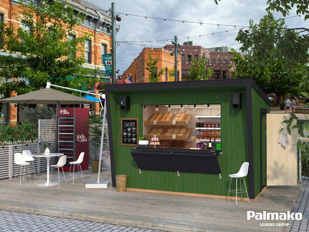 Prodejní stánek Palmako KIRA 7,7 m2