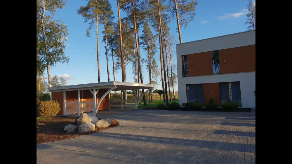 Přístřešek pro automobil Palmako KARL 40,6 m2