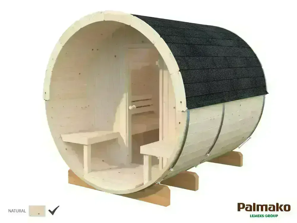 Sudová sauna Palmako ANITA 1,3 + 0,7 m2 (bez kamen)