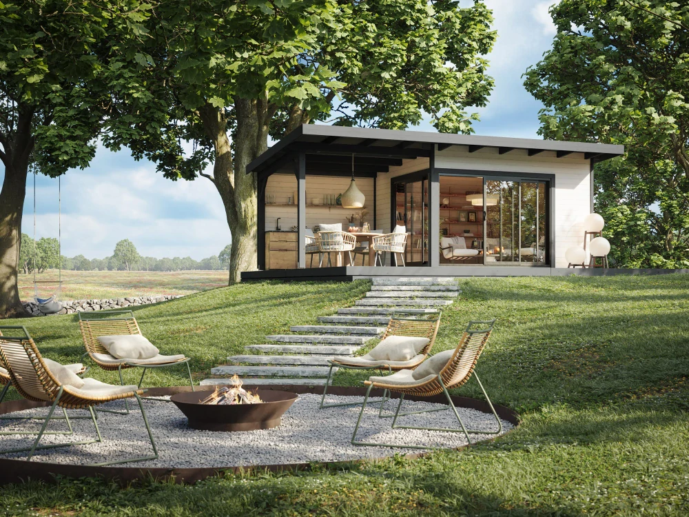 Zahradní domek Palmako ANDREA 11,2+7,9 m2 SLIDE PLUS