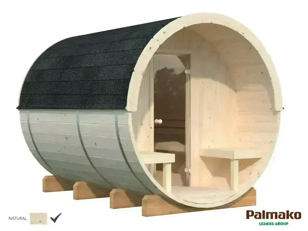 Sudová sauna Palmako ANITA 1,6 + 0,7 m2 (bez kamen)