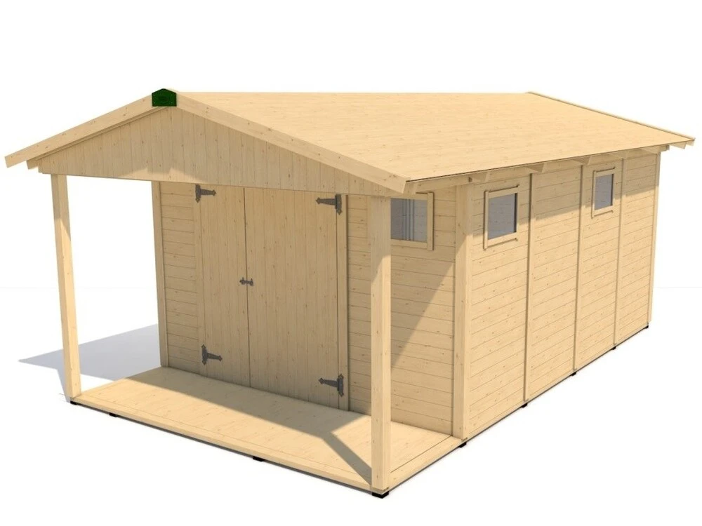 Zahradní domek HEROLD A3344 Plus 14,1+3,5 m2