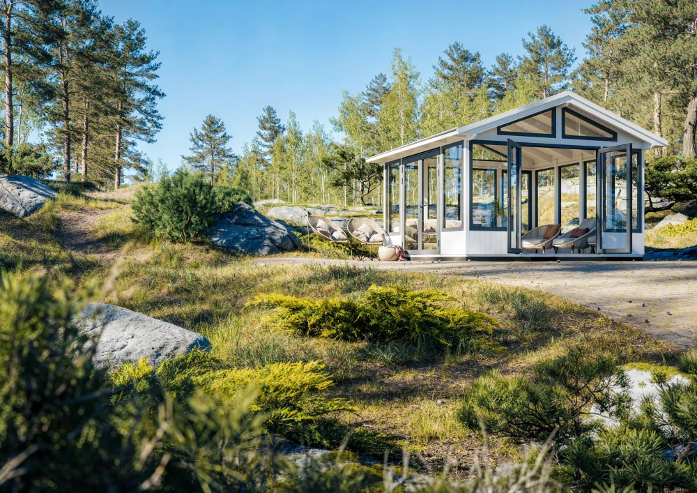 Zahradní domek Palmako ISABELLA 14,7 m2 (hliníková okna a dveře)
