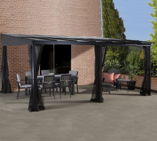 Sojag hliníkové zastřešení terasy St. BARTH 1216 - Antracit