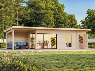 Zahradní domek Palmako ANDREA 21,1+7,9 m2 SLIDE